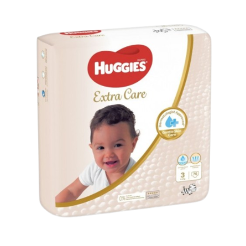 حفاضات اطفال هجيز عناية إضافية رقم 3، 76